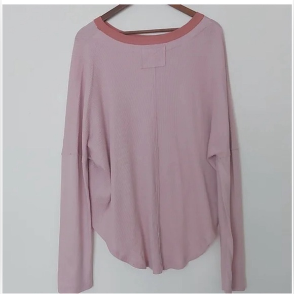 Free People Jayson Ringer Tee Pink - Picture 3 of 6